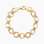 Bracelet Aaron Maille Fantaisie Or Jaune - Bracelets cha&icirc;nes Femme | Marc Orian