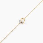 Bracelet Eliana Or Jaune Oxyde De Zirconium - Bracelets cha&icirc;nes Femme | Marc Orian