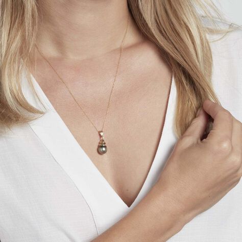 Pendentif Acme Or Jaune Perle De Culture De Tahiti - Pendentifs Femme | Marc Orian