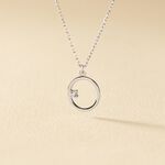 Collier Anas Argent Blanc Oxyde De Zirconium - Colliers avec pierres Femme | Marc Orian