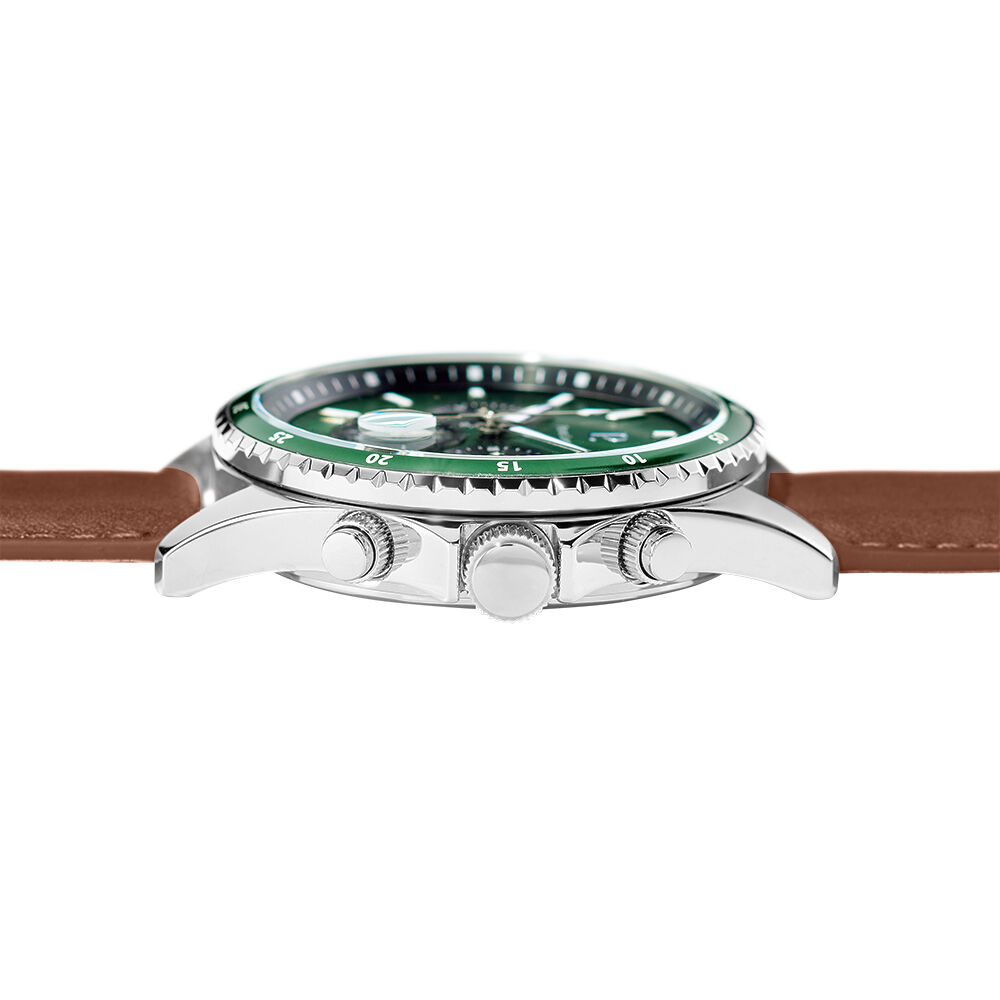 Montre Pierre Lannier Cronos Vert - Montres étanches Homme | Marc Orian