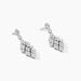 Boucles D'oreilles Pendantes Petales Argent Blanc Oxyde De Zirconium - Pendantes Femme | Marc Orian