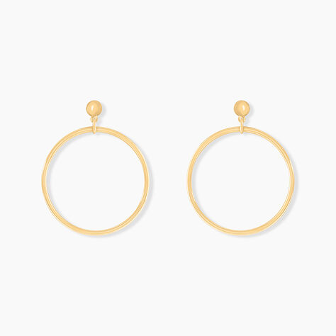 Cr&eacute;oles Tia Geometrique Or Jaune - Cr&eacute;oles Femme | Marc Orian