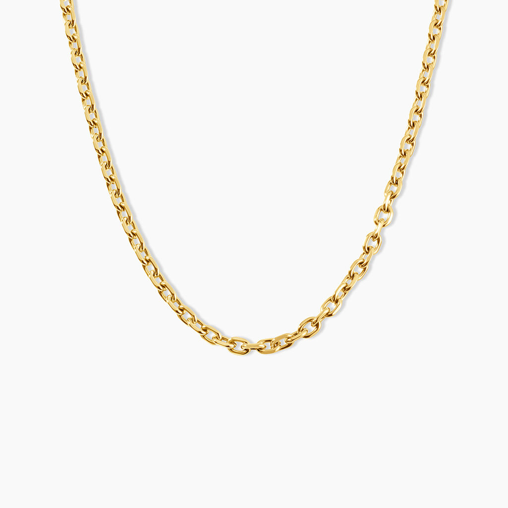 Collier Max Acier Jaune - Colliers fantaisie Femme | Marc Orian