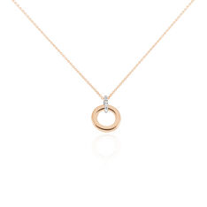 Collier Melynda Or Rose Diamant - Colliers Femme | Marc Orian