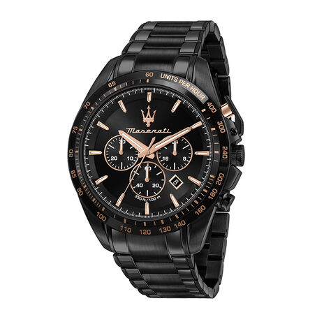 Montre Maserati Traguardo Noir - Montres &eacute;tanches Homme | Marc Orian