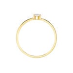 Bague Solitaire Or Jaune Eclat D'etoile Oxyde De Zirconium - Solitaires Femme | Marc Orian