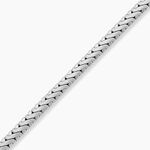Bracelet Tim Acier Blanc - Bracelets mailles Homme | Marc Orian