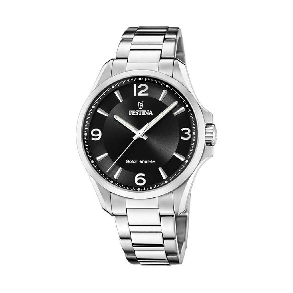 Montre Festina Solar Energy Noir - Montres classiques Homme | Marc Orian
