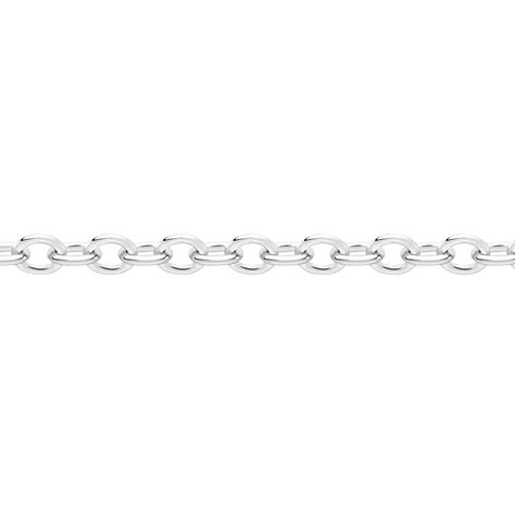 Chaîne Ilan Maille Forçat Ronde Or Blanc - Chaines Femme | Marc Orian