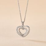 Collier Annabelle Argent Blanc Oxyde De Zirconium - Colliers avec pierres Femme | Marc Orian