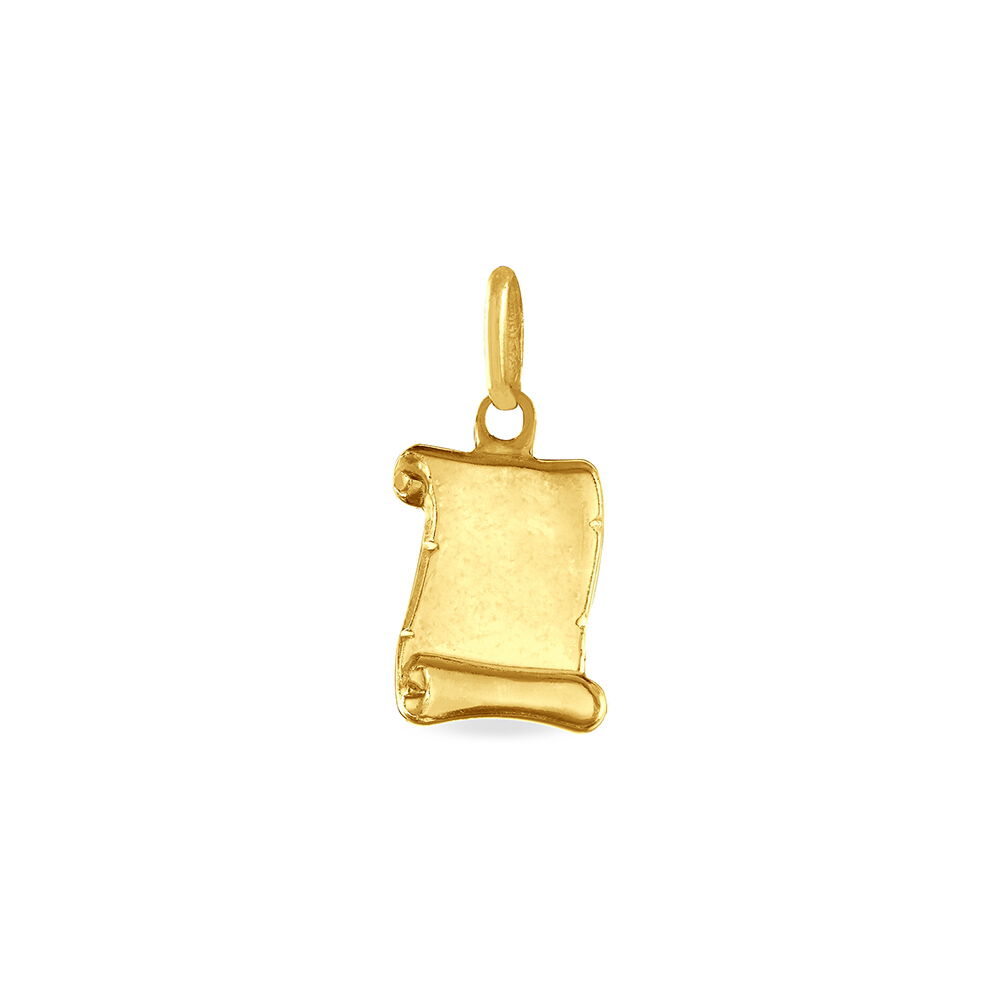 Pendentif Lamie Zodiaque Parchemin Or Jaune - Bijoux personnalisés Famille | Marc Orian