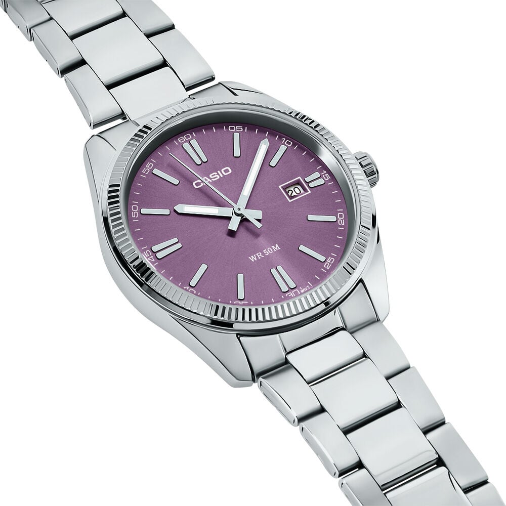 Montre Casio Collection Aubergine - Montres &eacute;tanches Unisex | Marc Orian