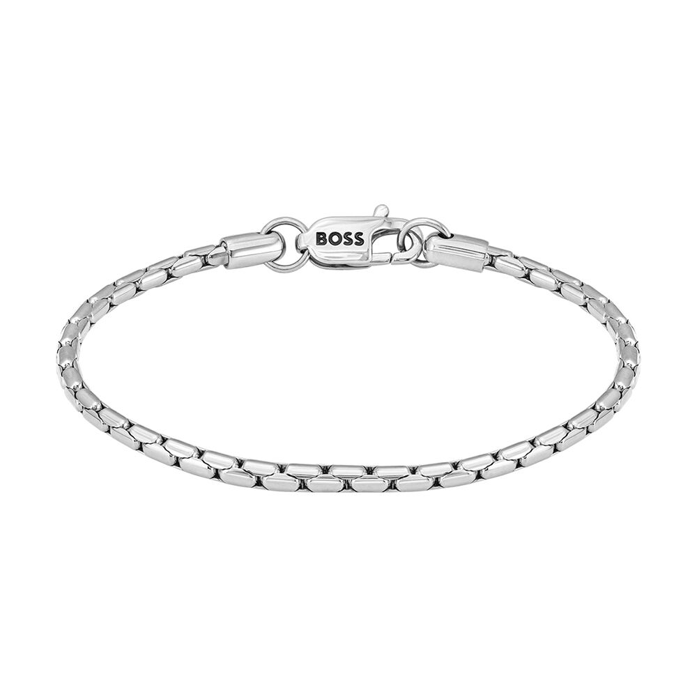 Bracelet Boss Evan Acier Blanc - Bracelets cha&icirc;nes Homme | Marc Orian