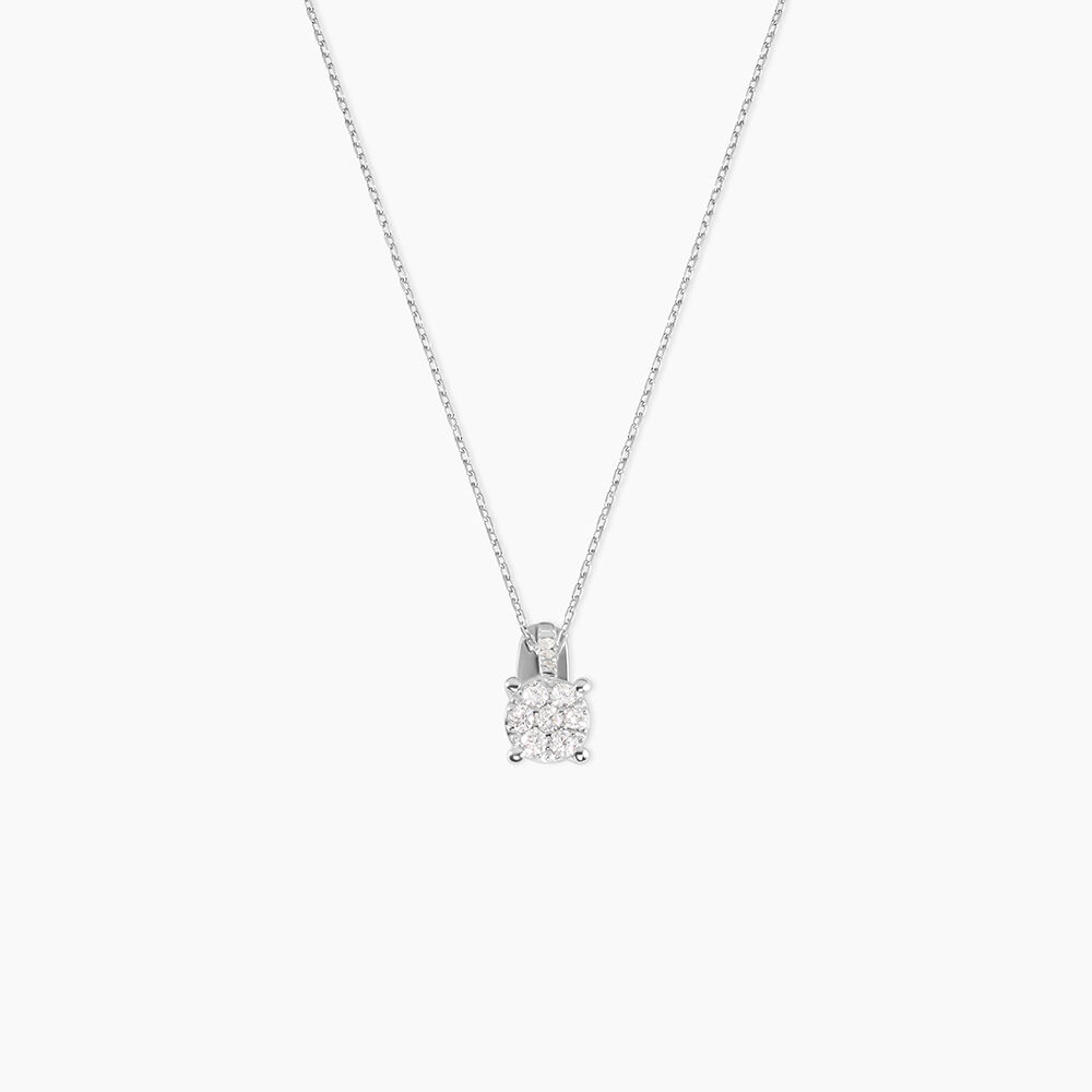 Collier Kate Or Blanc Diamant - Colliers avec pierres Femme | Marc Orian