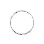 Alliance Igor Demi Jonc Or Blanc - Alliances personnalis&eacute;es Famille | Marc Orian