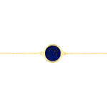 Bracelet Florica Or Jaune Lapis Lazuli - Bracelets cha&icirc;nes Femme | Marc Orian