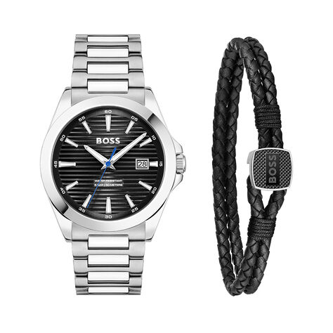 Coffret De Montre Boss Strike Noir - Montres &eacute;tanches Homme | Marc Orian