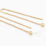 Bijoux D'oreilles Samiha Plaqu&eacute; Or Jaune Oxyde De Zirconium - Piercings d'oreilles Femme | Marc Orian