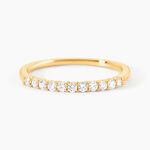 Alliance 849 Or Jaune Diamant - Alliances duo Femme | Marc Orian