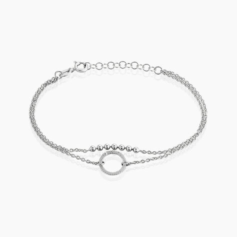 Bracelet Claramay Argent Blanc - Bracelets chaînes Femme | Marc Orian