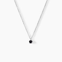 argent blanc oxyde de zirconium noir