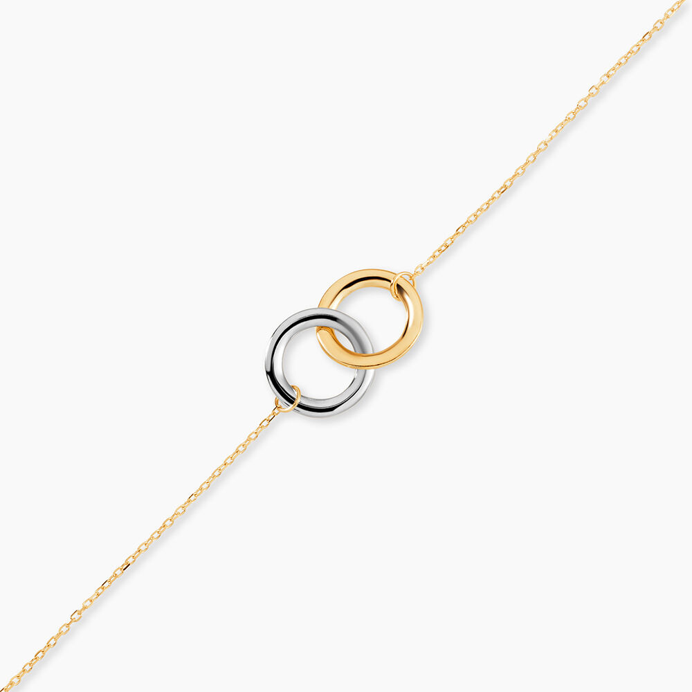 Bracelet Adila Or Bicolore - Bracelets Anneaux Entrelaces Femme | Marc Orian