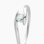 Bague Tiphaine Or Blanc Topaze - Bagues pierres fines Femme | Marc Orian