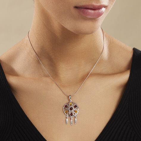 Collier Argent Blanc Kosma Ambre - Colliers Femme | Marc Orian