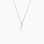 Pendentif Ionia Lettre Or Blanc - Pendentifs Famille | Marc Orian