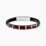 Bracelet Jourdan Kessel Acier Blanc - Bracelets cuir Homme | Marc Orian