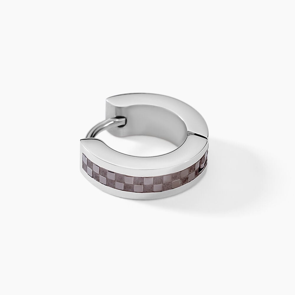 Cr&eacute;ole Unitaire Arnaud Acier Bicolore - Piercings d'oreilles Homme | Marc Orian