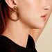 Boucles D'oreilles Pendantes Faro Acier Jaune - Pendantes Femme | Marc Orian
