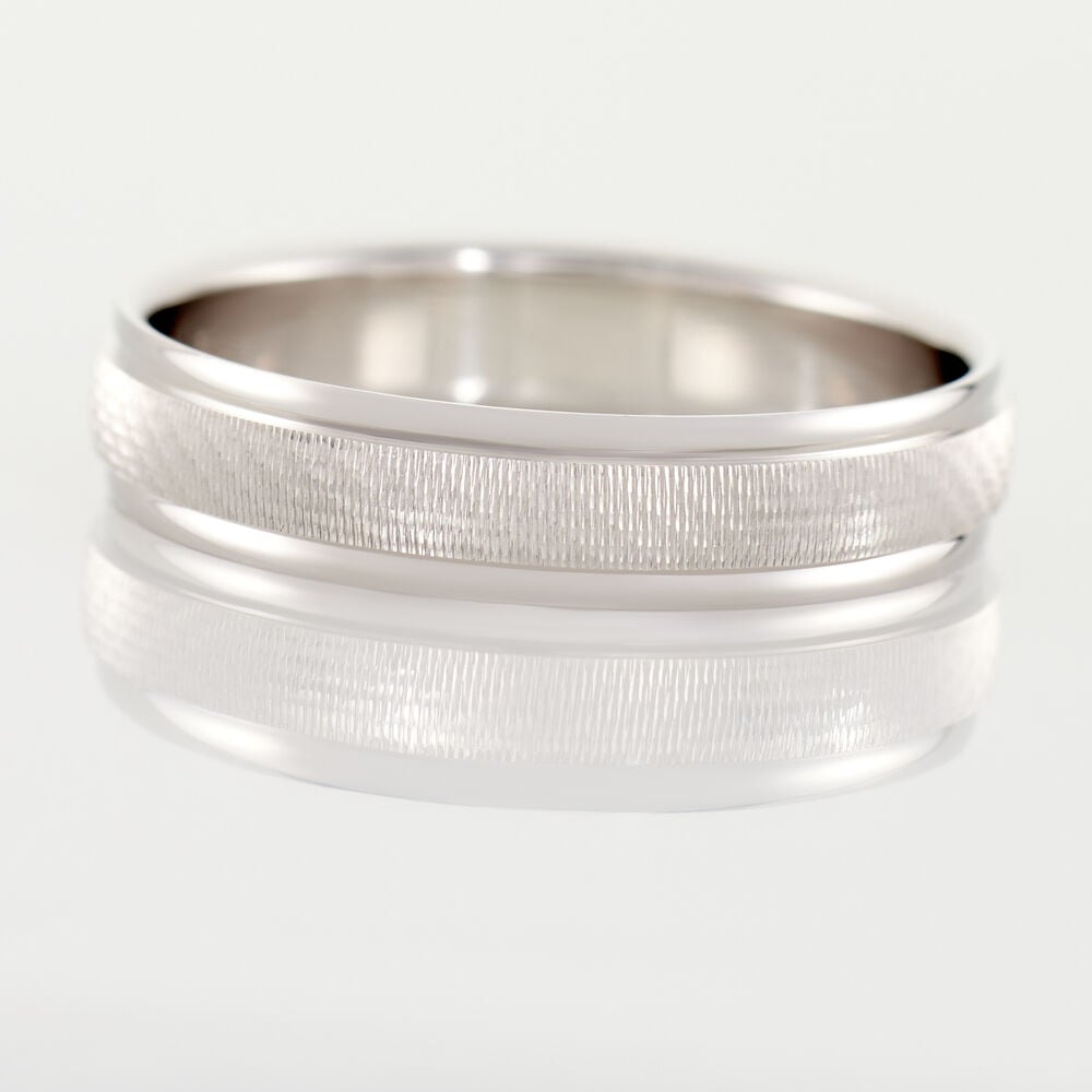 Alliance Marwan Ruban Bombé Or Blanc - Alliances duo Unisex | Marc Orian