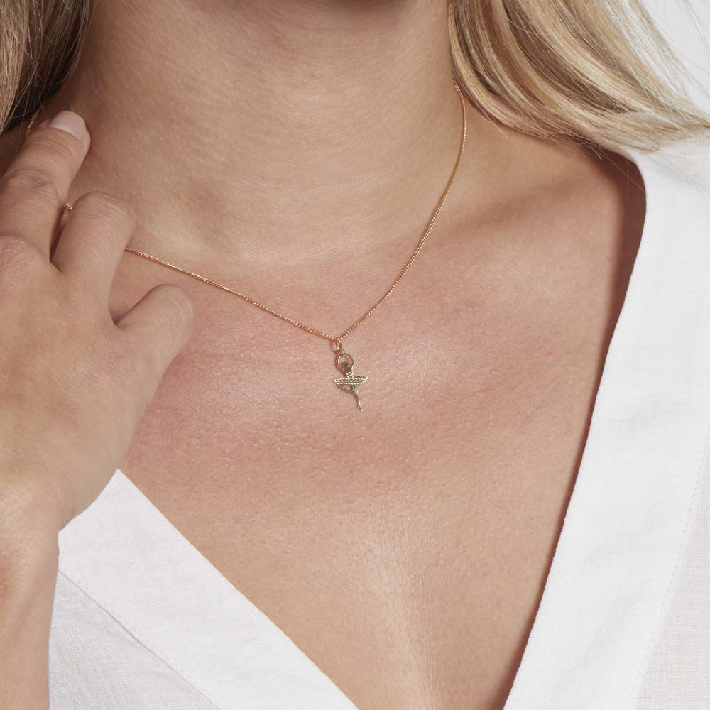 Pendentif Gabinia Danceuse Or Jaune - Pendentifs Famille | Marc Orian