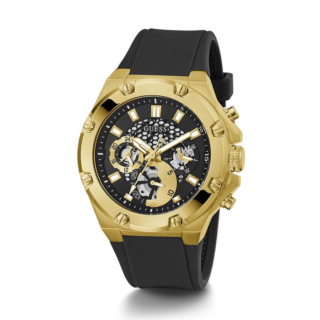 Montre Guess Third Gear Noir - Montres étanches Homme | Marc Orian