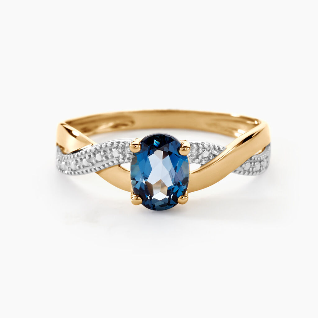 Bague Or Jaune Candice Topaze - Bagues pierres fines Femme | Marc Orian