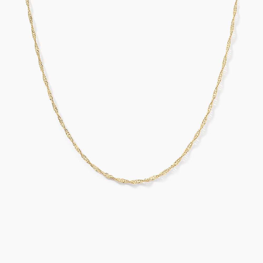 Cha&icirc;ne Imanie Maille Singapour Or Jaune - Chaines Femme | Marc Orian