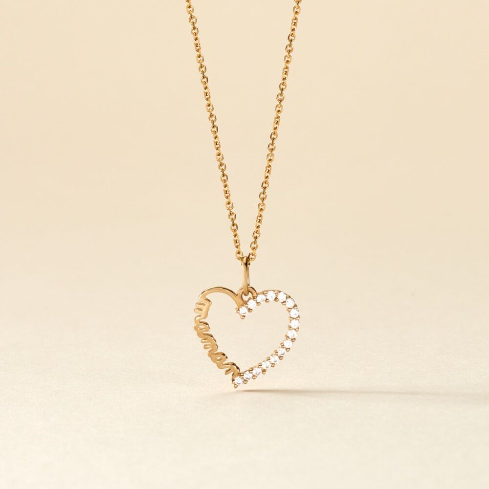 Pendentif Chiela Or Jaune Oxyde De Zirconium - Pendentifs Femme | Marc Orian