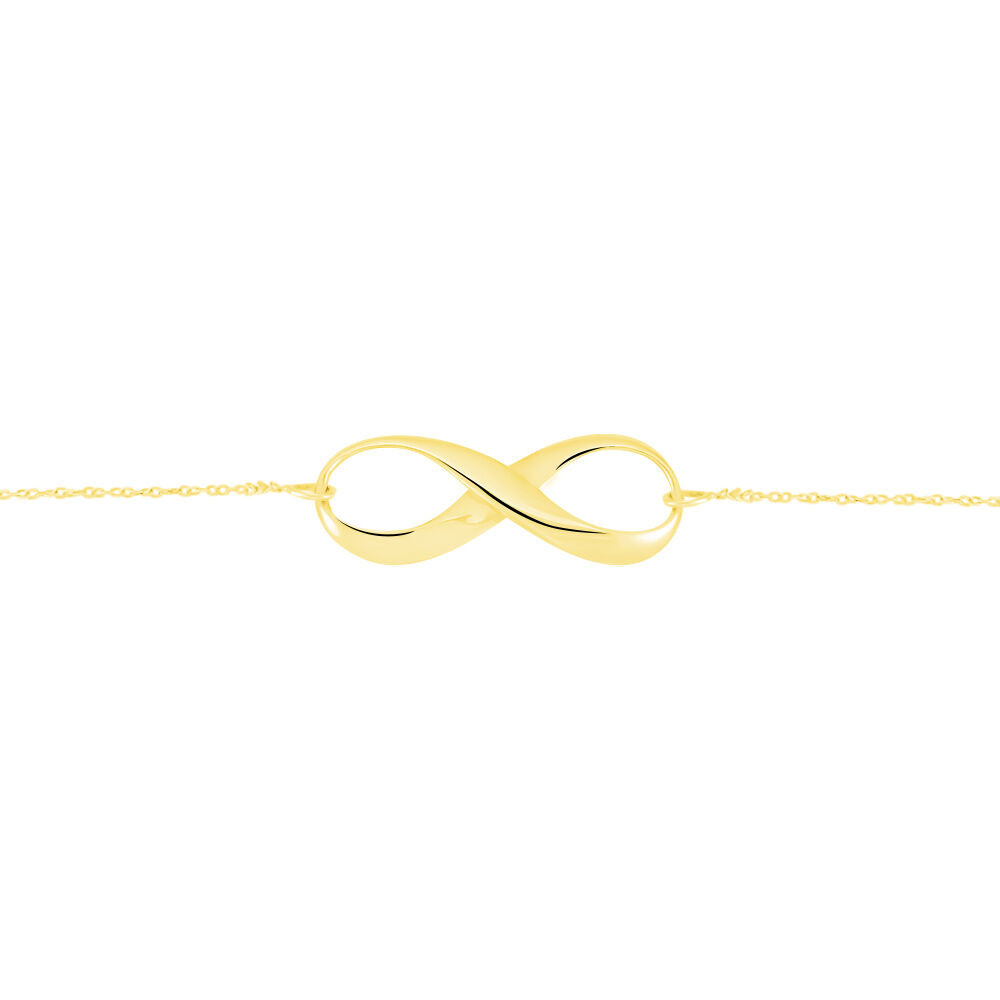 Bracelet Infini Huit Or Jaune - Bracelets chaînes Femme | Marc Orian