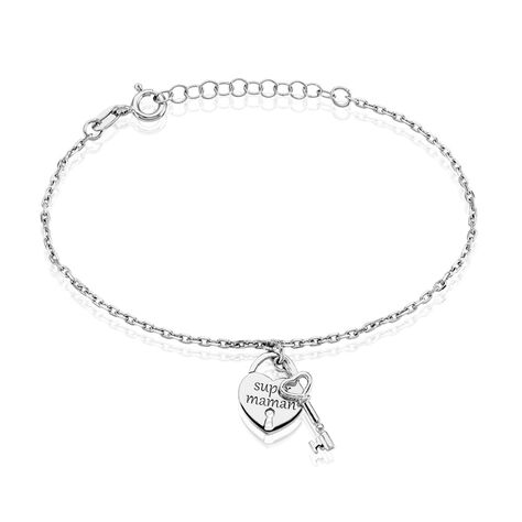 Bracelet Harta Argent Blanc - Bracelets chaînes Femme | Marc Orian
