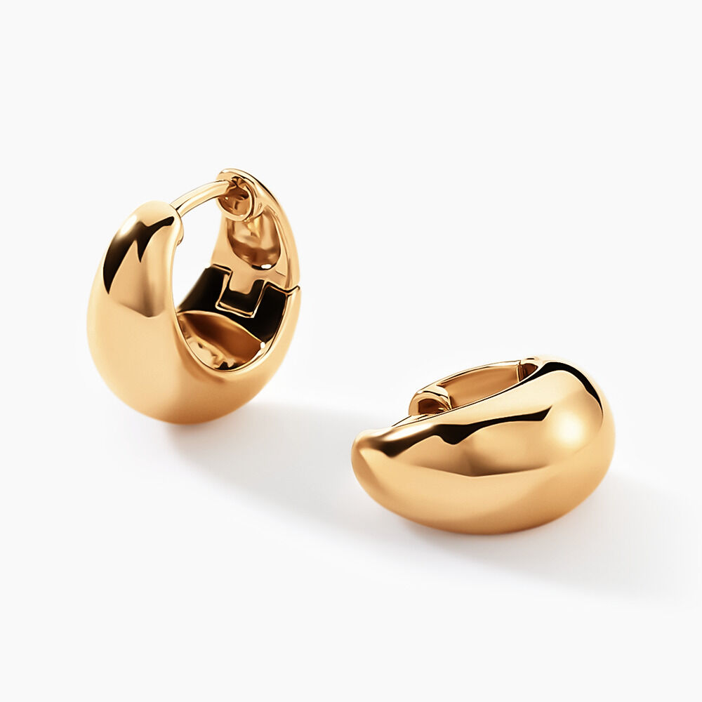 Cr&eacute;oles Nerra Plaqu&eacute; Or Dor&eacute; - Cr&eacute;oles Femme | Marc Orian