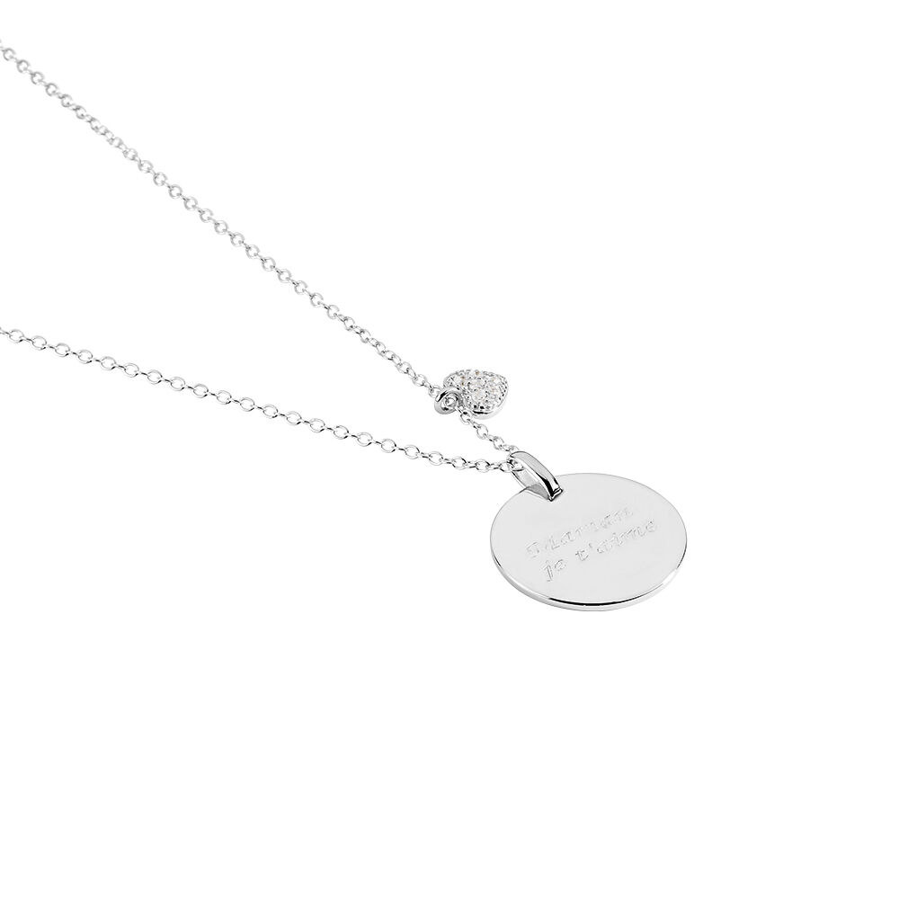 Collier Argent Nellchen Oxydes De Zirconium - Colliers avec pierres Femme | Marc Orian