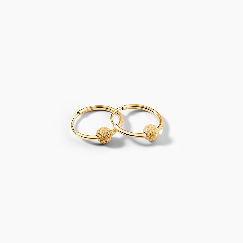 Cr&eacute;oles Ariel Or Jaune - Cr&eacute;oles Femme | Marc Orian