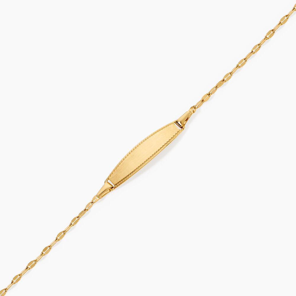 Bracelet Identit&eacute;e Eowyn Argent Dor&eacute; A L'Or 750/1000 - Gourmettes Femme | Marc Orian