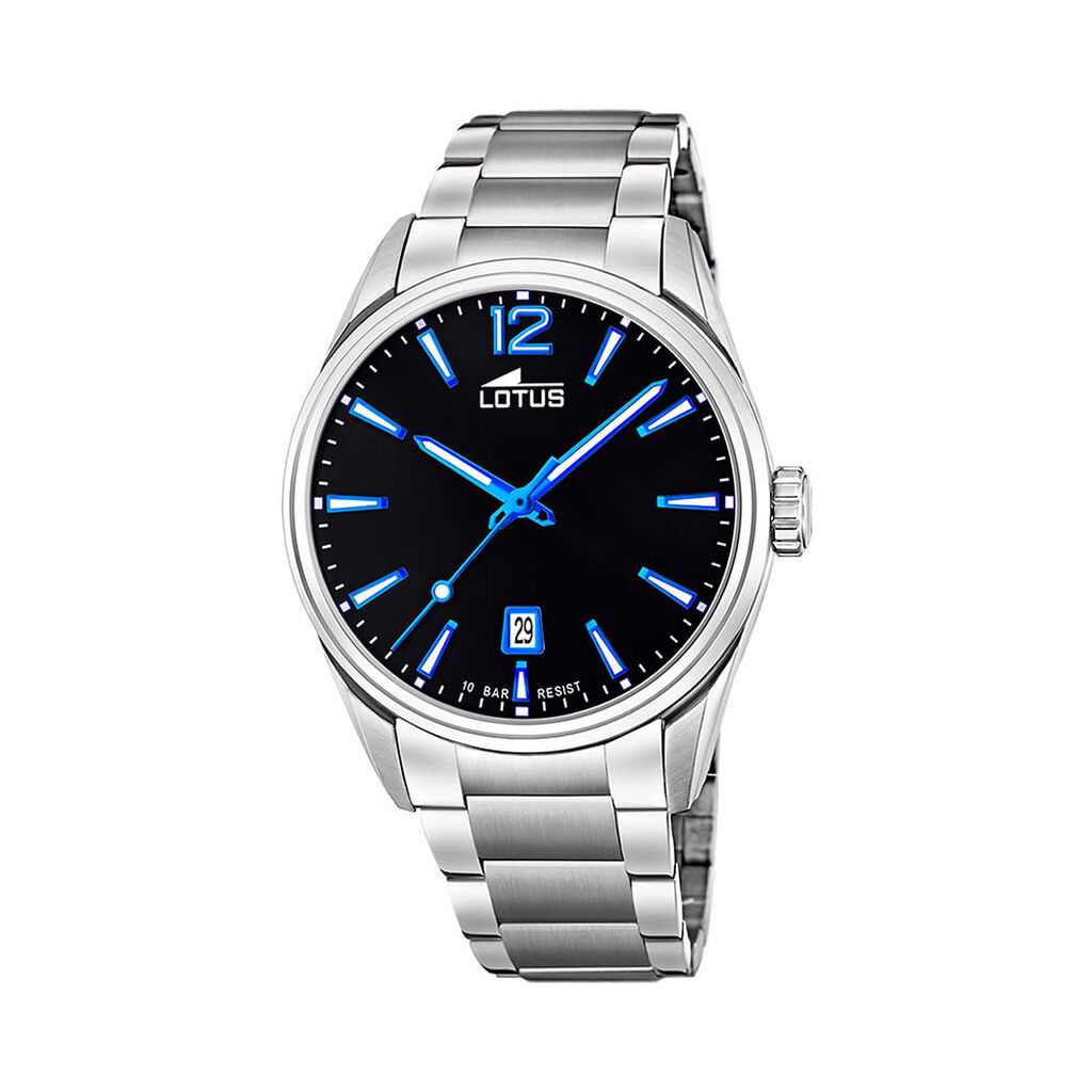Montre Lotus Minimalist Noir - Montres classiques Homme | Marc Orian