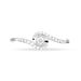 Bague Vrille Accompagnee Or Blanc Diamant - Parures de mariage Femme | Marc Orian