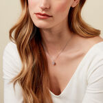 Collier Laugane Argent Blanc Oxyde De Zirconium - Colliers avec pierres Femme | Marc Orian