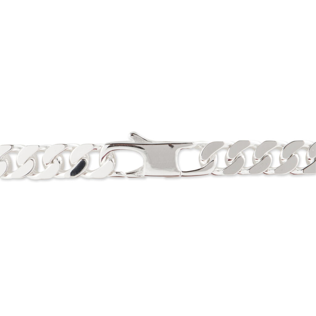 Bracelet Identité Casper Argent Blanc - Gourmettes Femme | Marc Orian