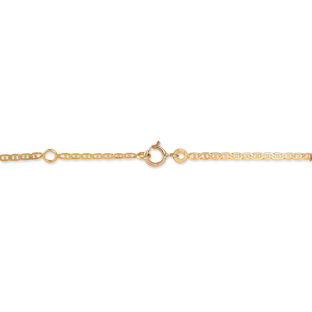 Bracelet Identit&eacute; Fanelia Maille Marine Or Jaune - Gourmettes Enfant | Marc Orian